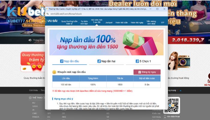 Sau khi có tài khoản chính thức tôi sẽ nhận được các khuyến mãi gì?